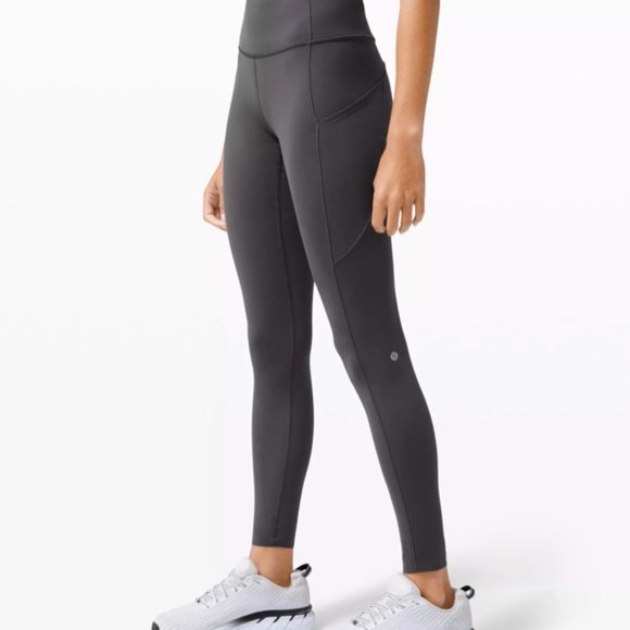 lululemon athletica Pants - lululemon Fast and Free 25" Tight Graphite Grey
